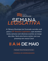 15ª Semana Legislativa começa nesta segunda com sessão descentralizada na Festa da Colônia