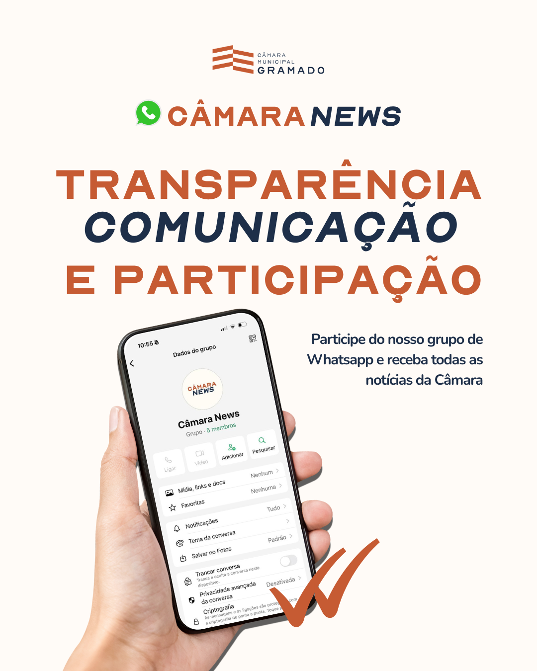A Casa do Povo, agora na palma da sua mão: Chegou o Câmara News!