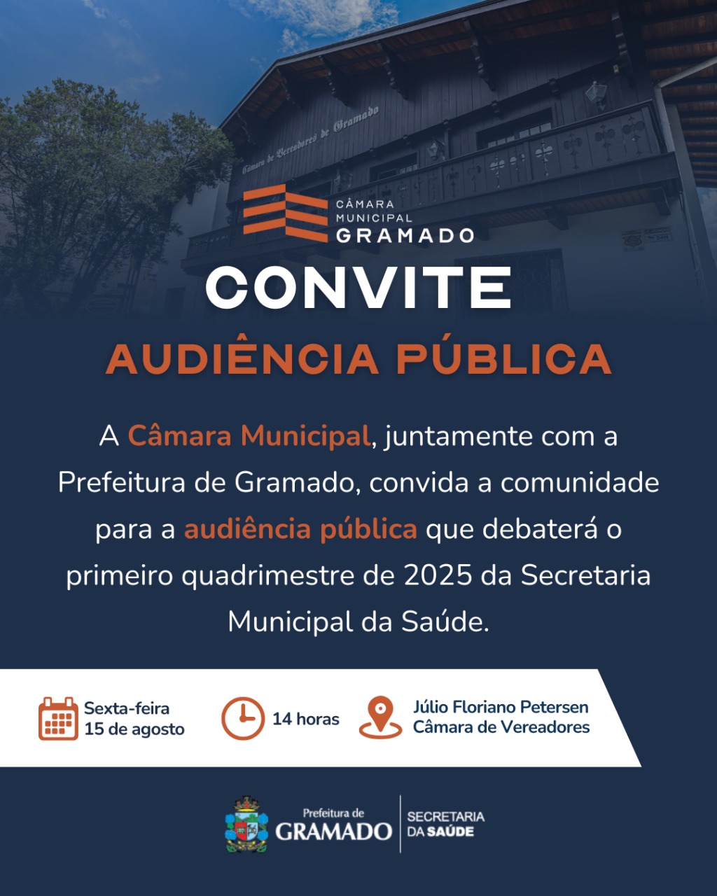 Audiência Pública: Câmara e Secretaria de Saúde promovem momento de transparência 