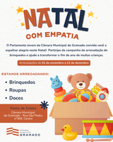 Câmara de Gramado promove campanha natalina para arrecadar brinquedos e roupas 