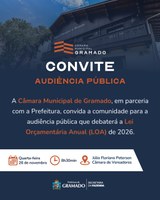 Câmara debate LOA 2026 em audiência pública nesta quarta-feira