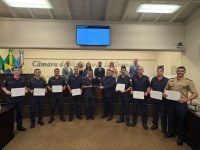 Câmara homenageia Corpo de Bombeiros pelo trabalho heroico durante as chuvas de 2024
