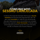 Comunicado Oficial: Sessão Cancelada