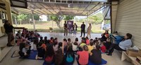 Conscientização desde cedo: Câmara participa do Julho Dourado com alunos da Linha Carahá