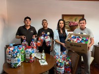 Gabinete da vereadora Vivi Cardoso arrecada 70 kg de tampinhas