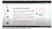 Gramado é referência nacional: Câmara é destaque em evento sobre IA no Legislativo