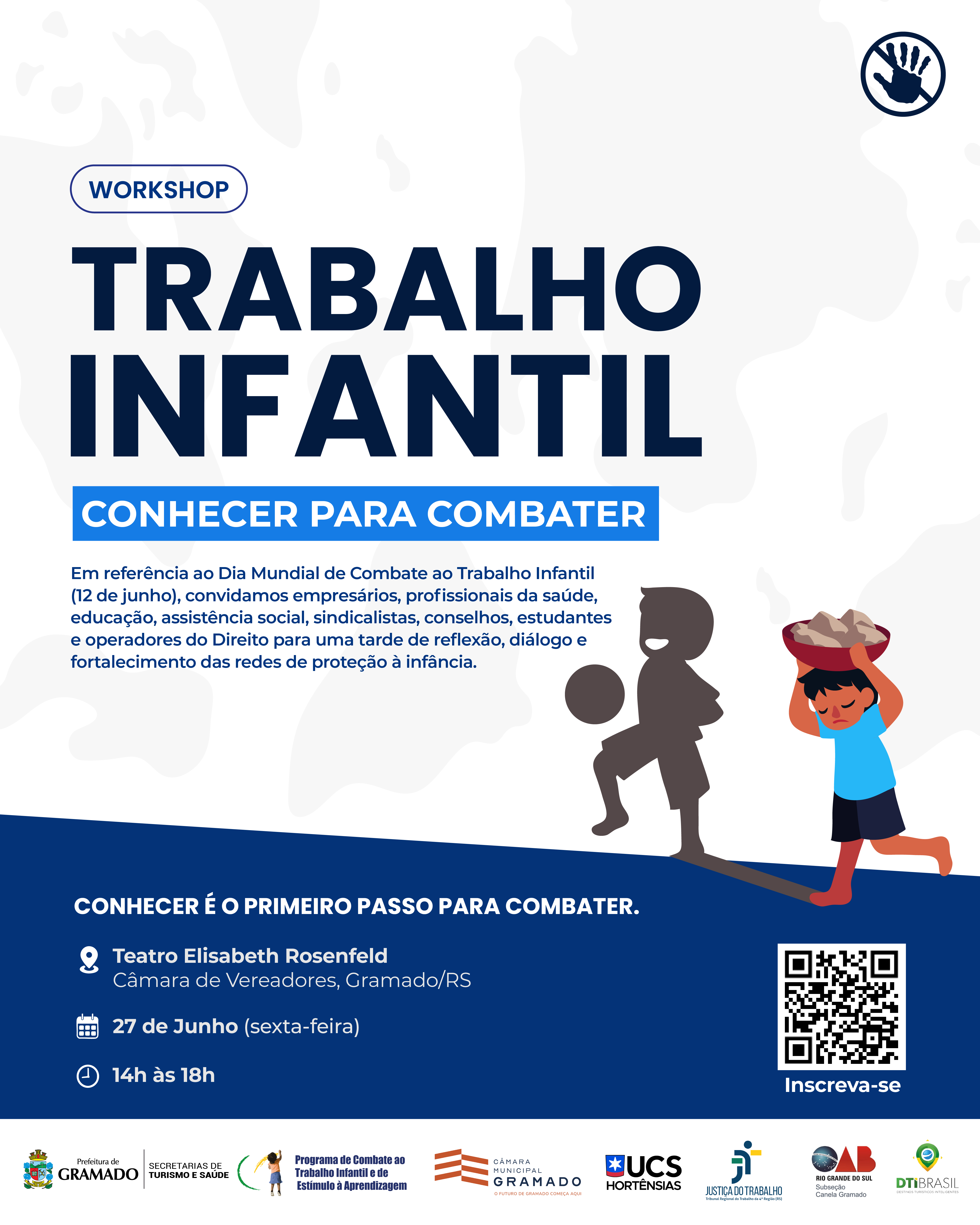 Gramado reforça combate ao trabalho infantil com Workshop na Câmara
