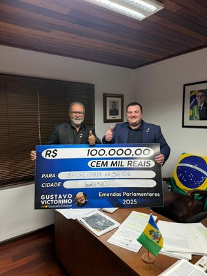 Investimento em saúde e apoio ao desenvolvimento: deputado entrega emenda de R$ 100 mil para Gramado
