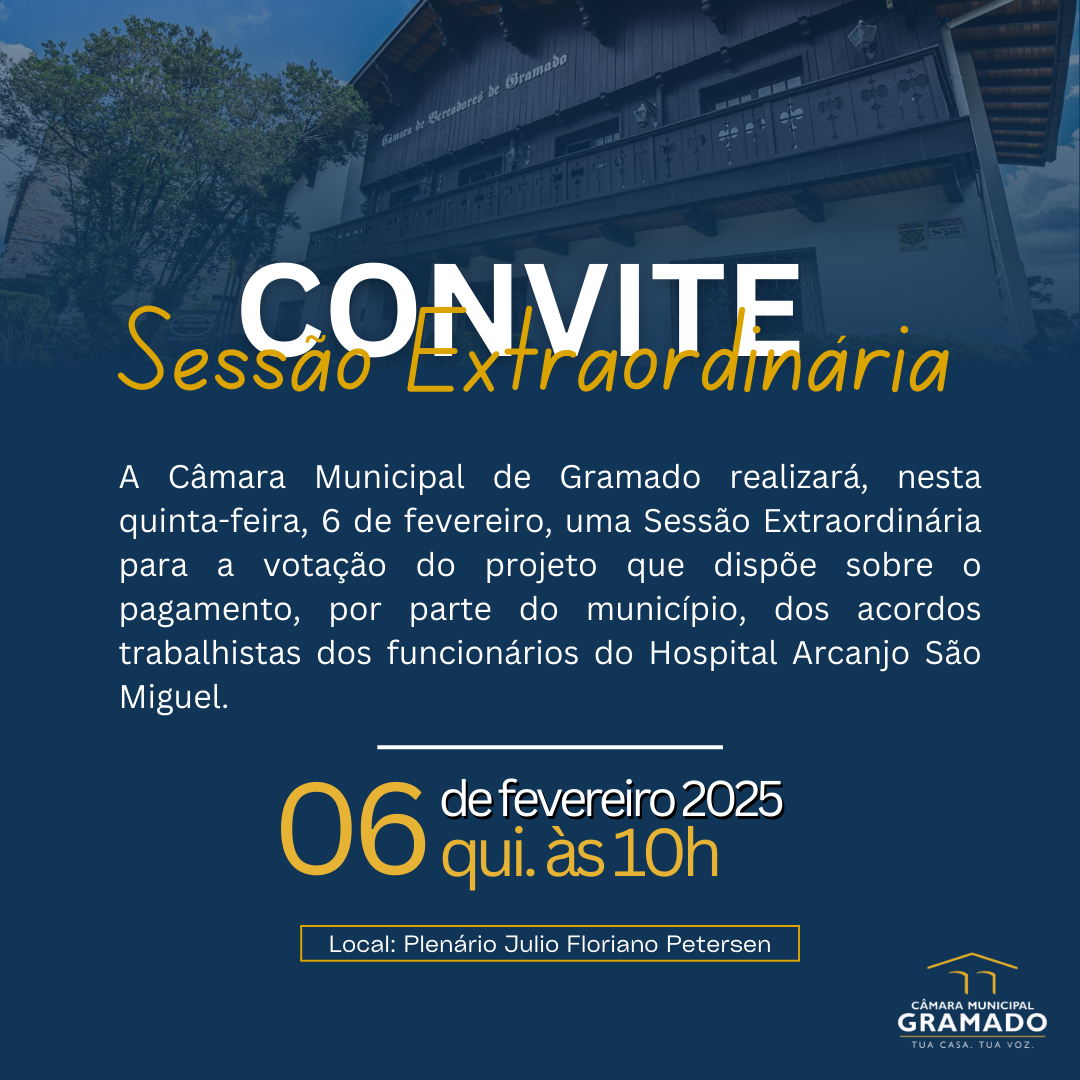 Projeto sobre o Hospital Arcanjo São Miguel será votado nesta quinta-feira