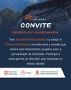 Saúde, educação e segurança estão na pauta da sessão extraordinária desta sexta Saúde, educação e segurança estão na pauta da sessão extraordinária desta sexta