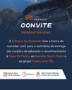 Sessão solene entregará moções de aplauso a personalidades e instituições que marcam a história de Gramado