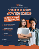 Últimos dias para inscrições no projeto Vereador Jovem da Câmara Municipal de Gramado 